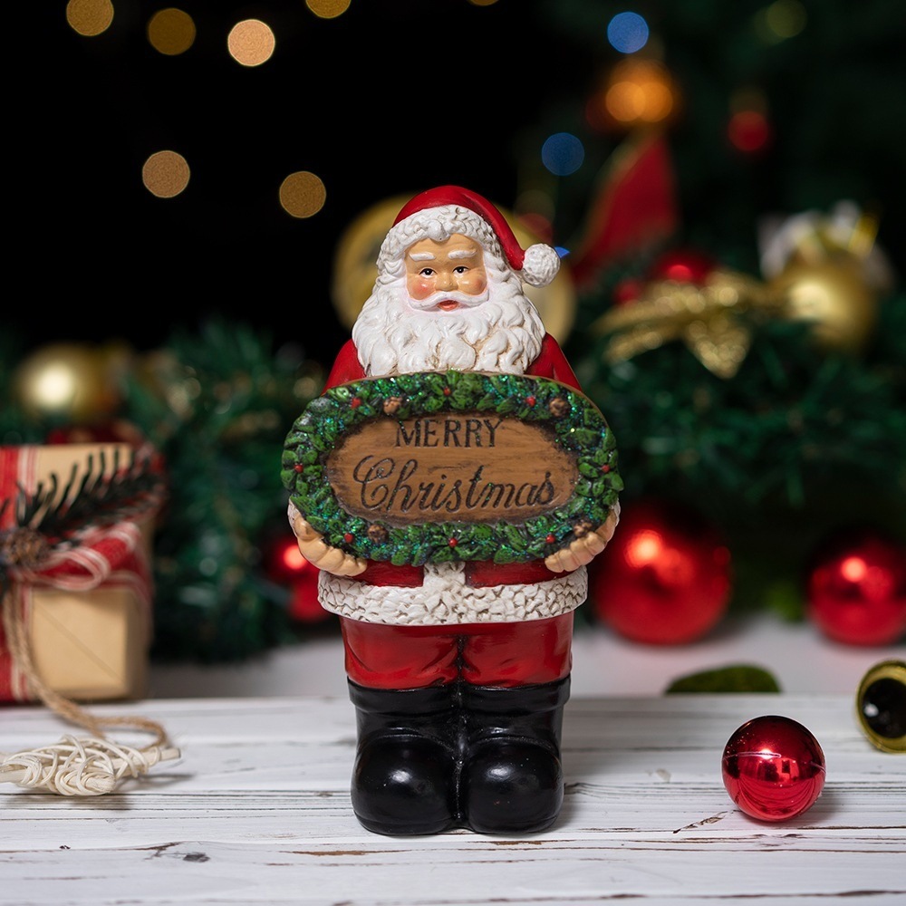 Home Xmas Decor Ideas - Santa Funny Christmas Decoration Resin Santa