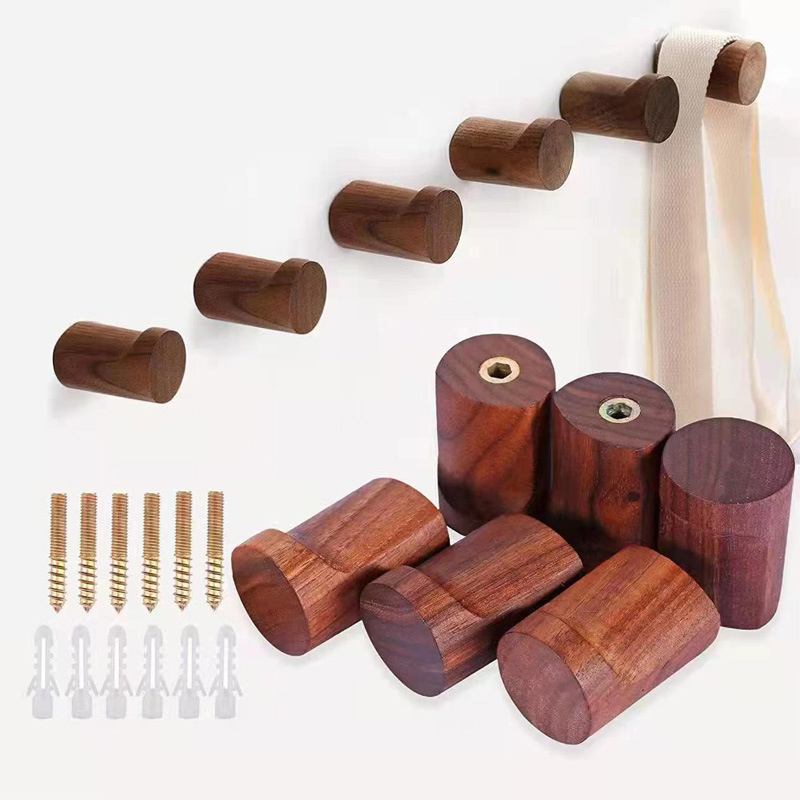 Home Decor Ikea - Beech Wood Black Walnut Hook Modern