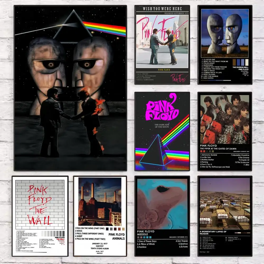 Home Decor Living Room Ideas - Pop Rock Band P_PinkS F_Floyd Poster