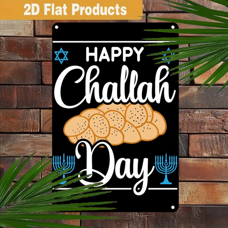 Home Decor Free - CIFBUY Vintage Jewish Challah Menorah Aluminum