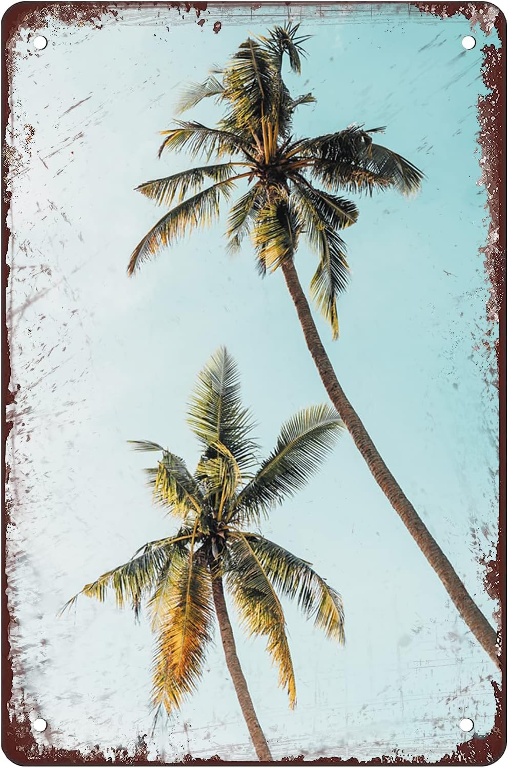 Home Decor Tree - Summer Sunny Beach Coconut Trees Wall