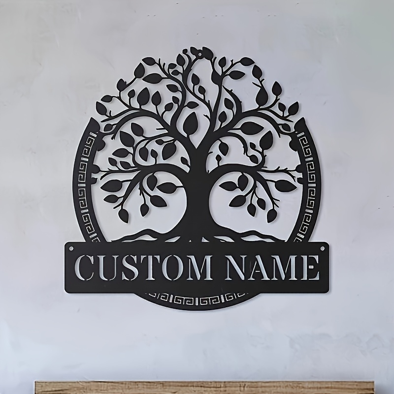Home Decor Tree - Custom Metal Wall Art of The