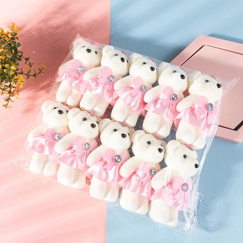Home Decor Unique - 10pcs/Bag Bouquet Bear Ice Cream Diamond