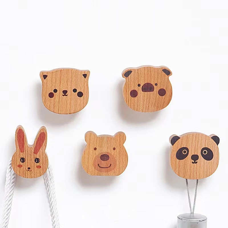 Home Decor Ikea - Wooden Cute Animal Coat Hook Solid
