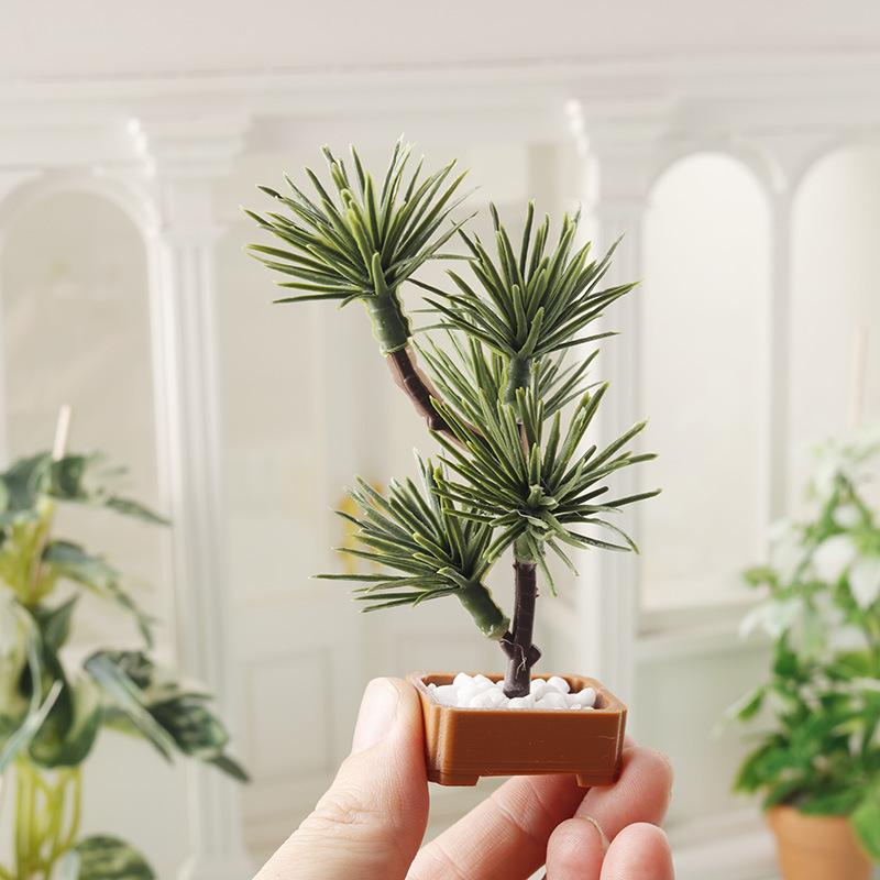 Home Decor Tree - 1Pcs 1/12 Dollhouse Simulation Pine Tree