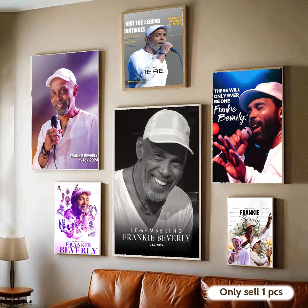 Home Decor Living Room Ideas - Music Singer F-Frankie Beverly Poster Modern