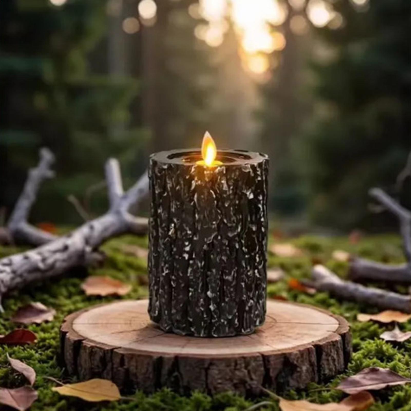 Home Decor Tree - Flameless Candles With Remote 3 Pieces