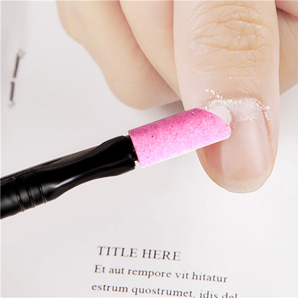 Sand Art Picture - 2Pcs Quartz Sand Cuticle Pusher Double