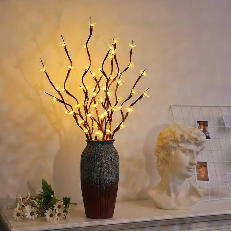 Home Decor Tree - 1/2PC 20LED Cherry Blossom Tree Branch