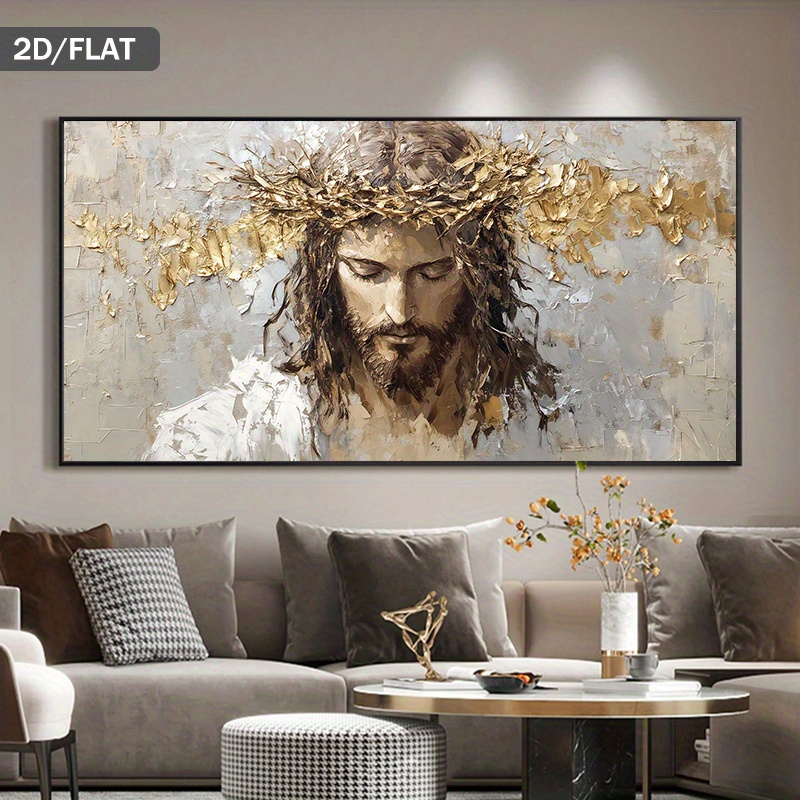 Home Decor Jesus - Jesus Christ Crown of Thorns Canvas