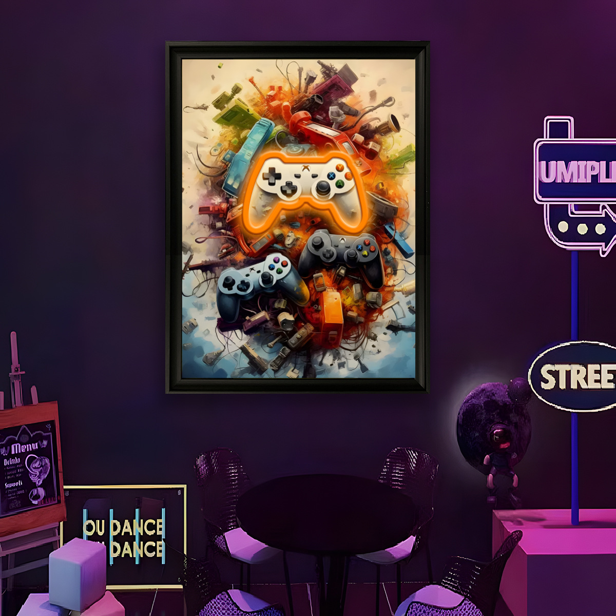 USB Powered LED Neon Light Fun - Home Decor Painting 评论和价格