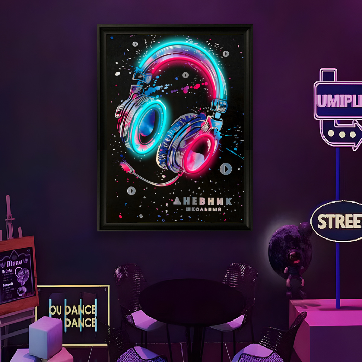 USB Powered LED Neon Light Fun - Home Decor Painting 评论和价格