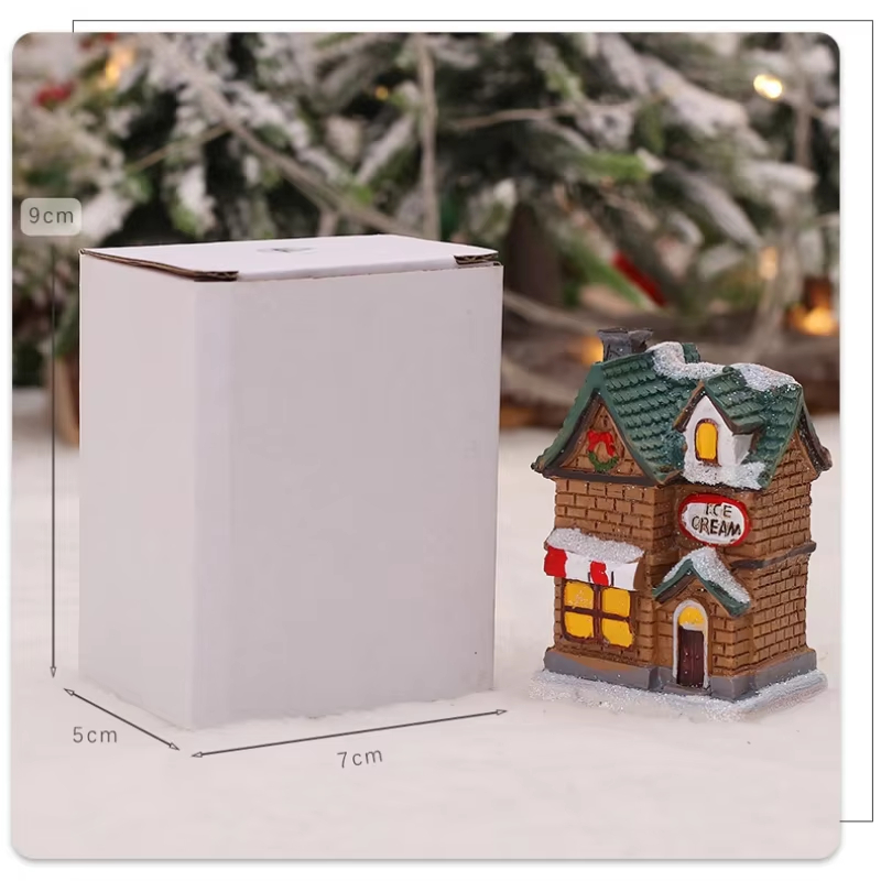 1Pc Mini Christmas House Light - Home Xmas Decor Ideas 评论和价格