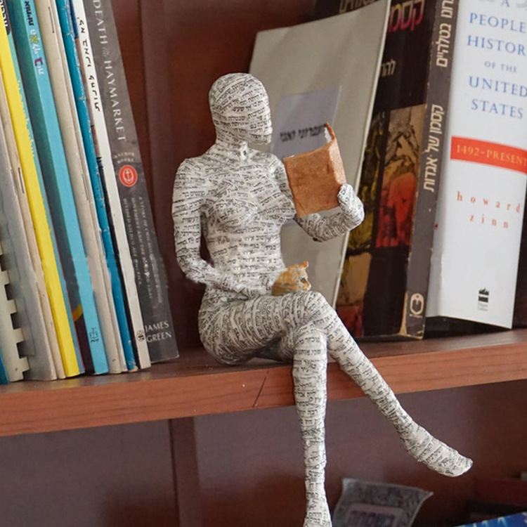 The Reading woman Abstract Sta - Abstract Sculpture Resin 评论和价格