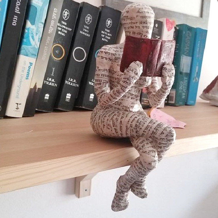 The Reading woman Abstract Sta - Abstract Sculpture Resin 评论和价格