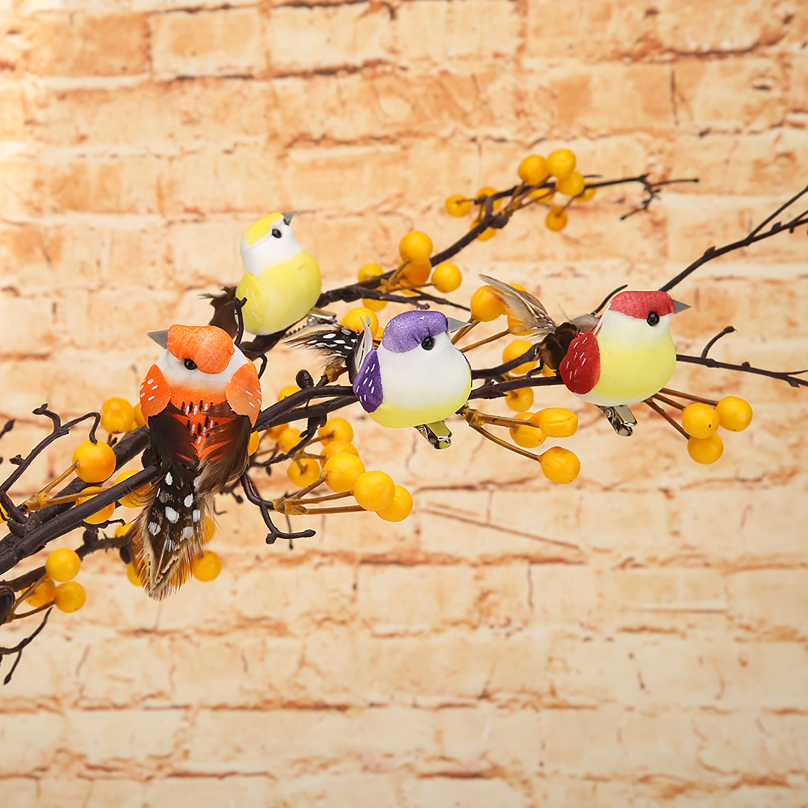 12pcs Set Artificial Birds Fak - Home Decor Ikea 评论和价格