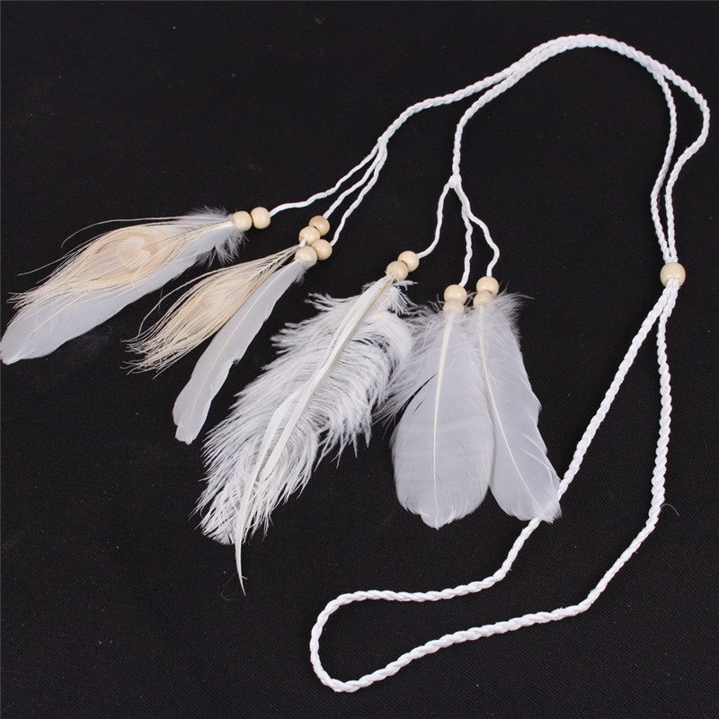 The Indian White Feather Headb - Home Decor Indonesia 评论和价格
