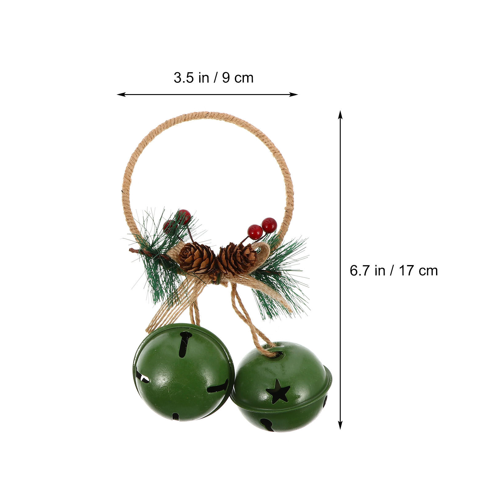 2Pcs Christmas Hanging Bells V - Home Xmas Decor Ideas 评论和价格
