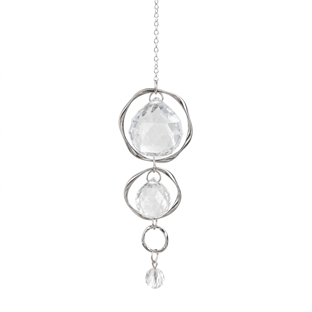 Rainbow Crystal Sun Catcher Pr - Boho Wind Chimes 评论和价格