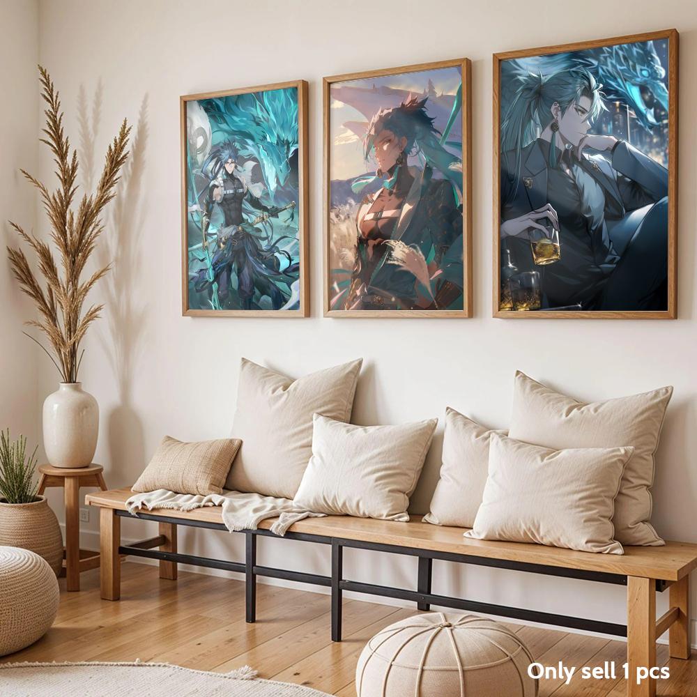Wuthering Waves Jiyan Poster M - Home Decor Living Room Ideas 评论和价格