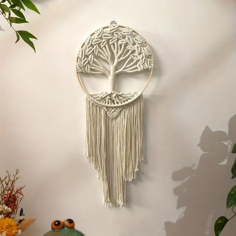 Tree of Life Macrame Wall Hang - Home Decor Tree 评论和价格