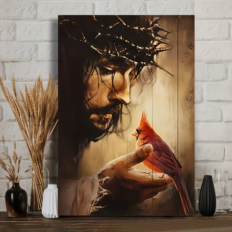 Thorn Crown Jesus Portrait Art - Home Decor Jesus 评论和价格