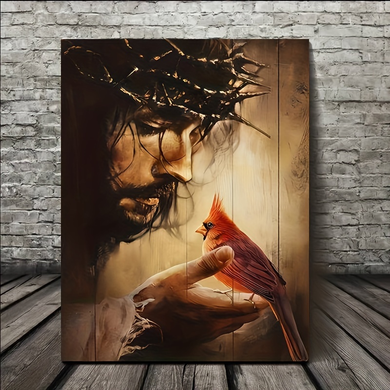 Thorn Crown Jesus Portrait Art - Home Decor Jesus 评论和价格