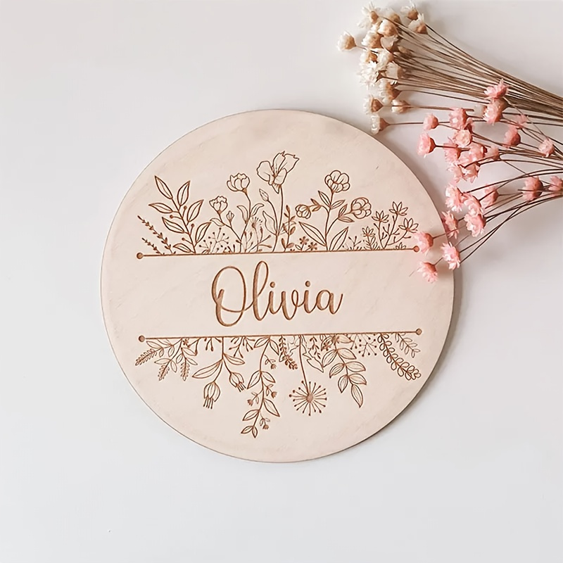 Personalized Floral Engraved N - Home Decor Unique 评论和价格