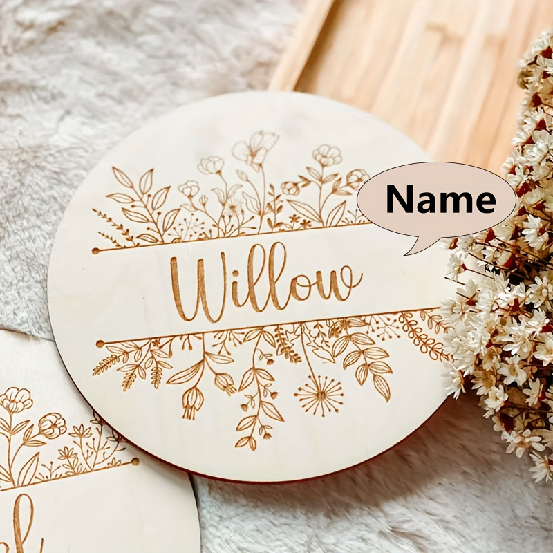 Personalized Floral Engraved N - Home Decor Unique 评论和价格