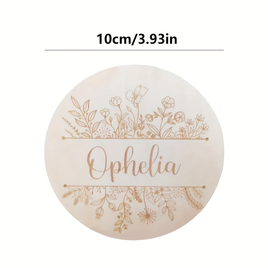 Personalized Floral Engraved N - Home Decor Unique 评论和价格