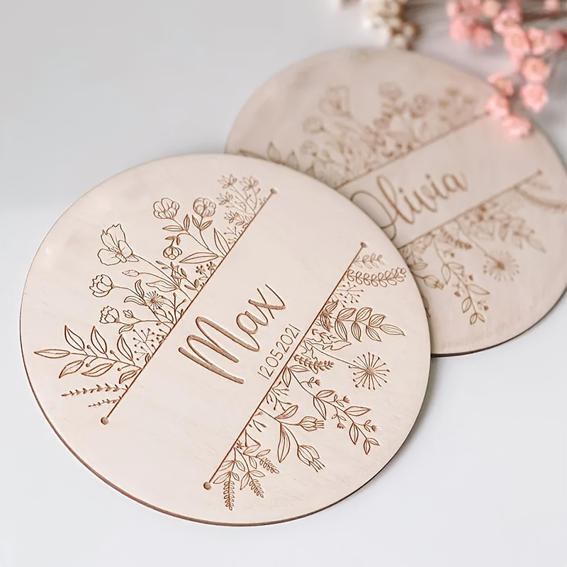 Personalized Floral Engraved N - Home Decor Unique 评论和价格