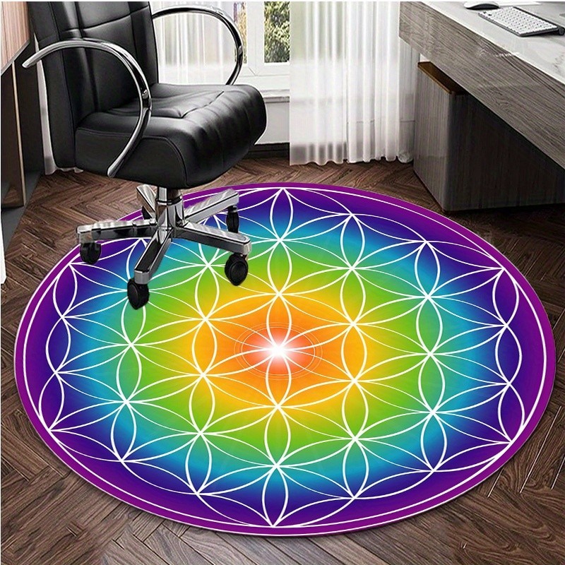 Round Alien Xenomorph Rug Sci- - Home Decor Trend 2026 评论和价格