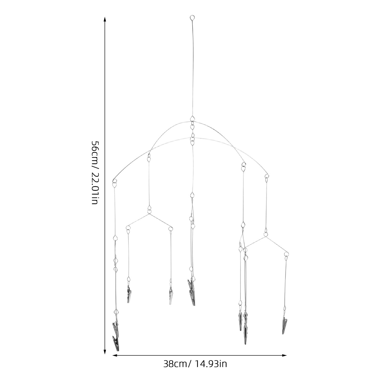 Stainless Steel Hanging Photo  - Boho Wind Chimes 评论和价格