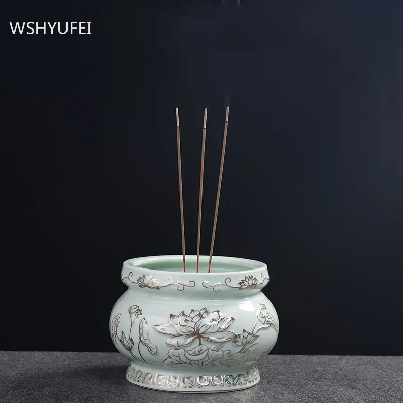 Traditional Ceramic Lotus Ince - Home Decor Ikea 评论和价格