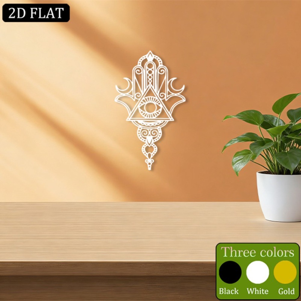 CIFBUY Iron Wall Art Hamsa Evi - Home Decor Free 评论和价格