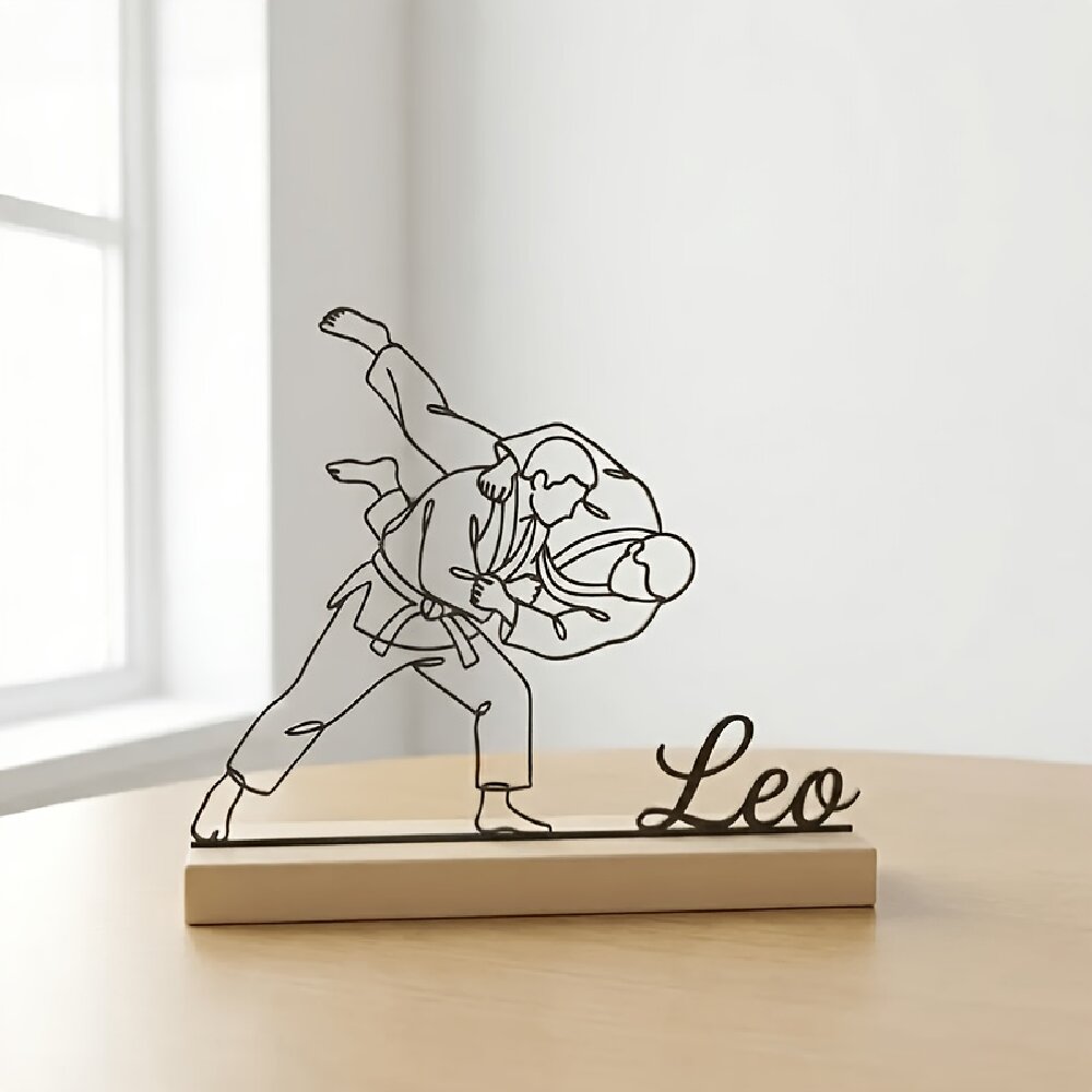 Custom Engraved Judo Martial A - Home Decor Unique 评论和价格