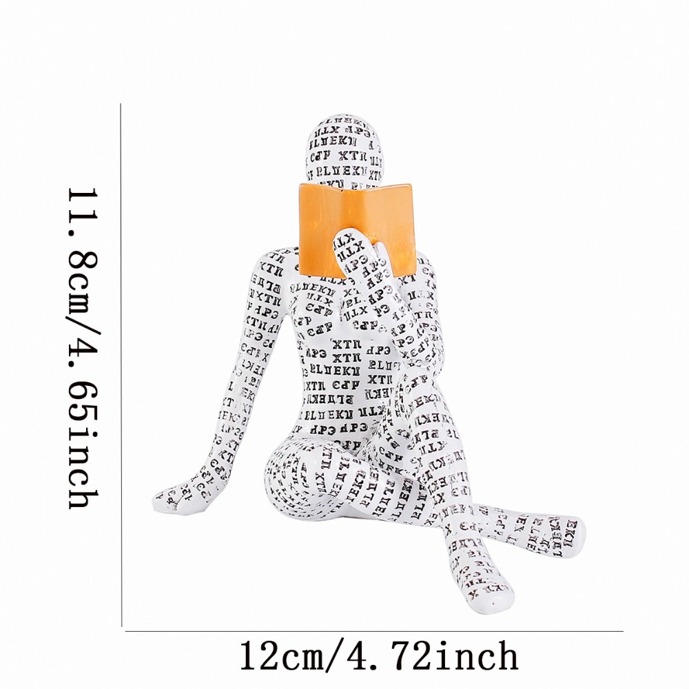 Creative Mini Reading Woman Fi - Abstract Sculpture Resin 评论和价格