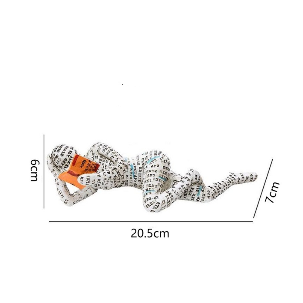 Creative Mini Reading Woman Fi - Abstract Sculpture Resin 评论和价格