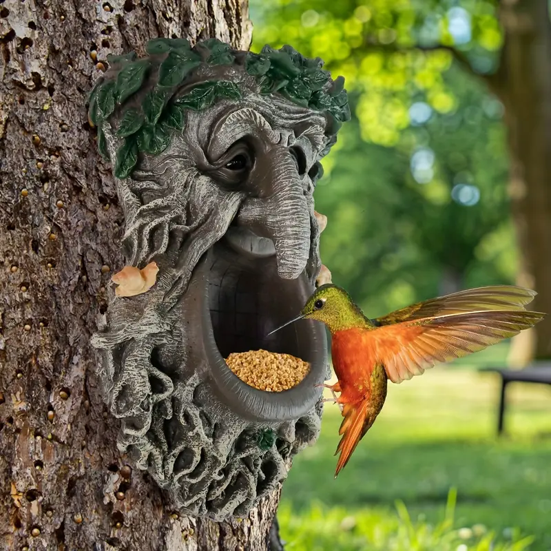 Outdoor Garden Yard Tree Face  - Home Decor Tree 评论和价格