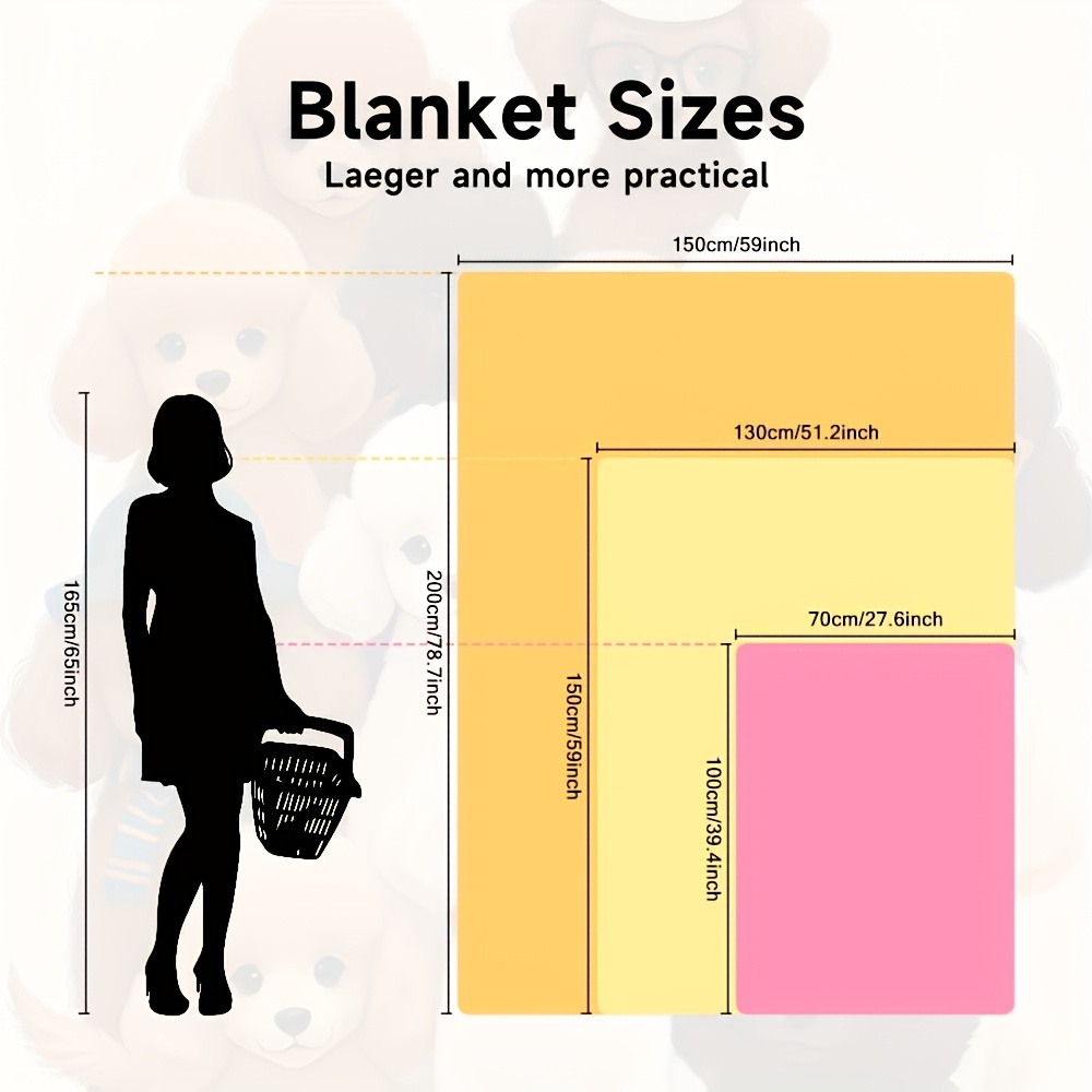 Fluffy Dog Friends Blanket Thr - Home Xmas Decor Ideas 评论和价格