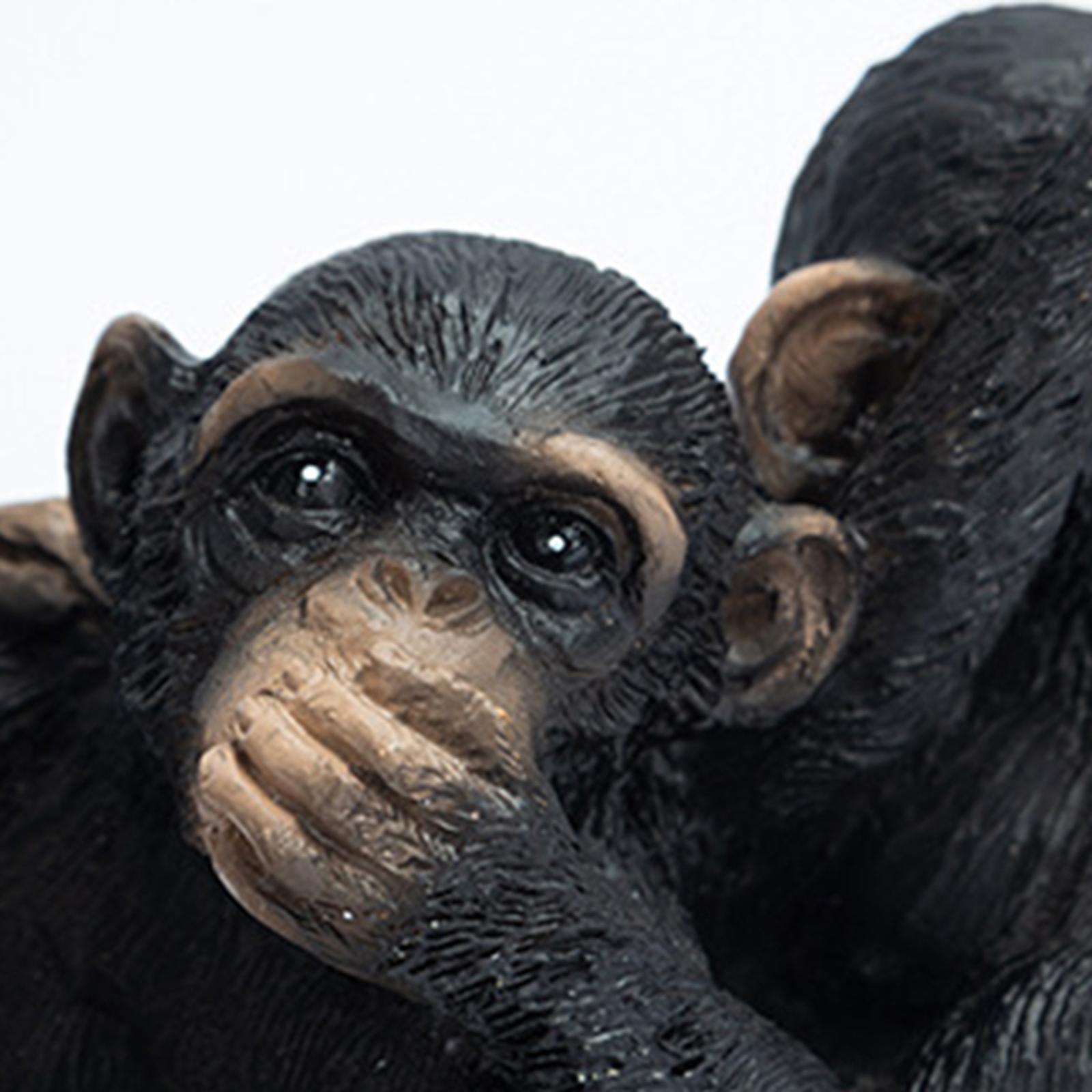 Monkey Statue Sculpture Resin  - Abstract Sculpture Resin 评论和价格