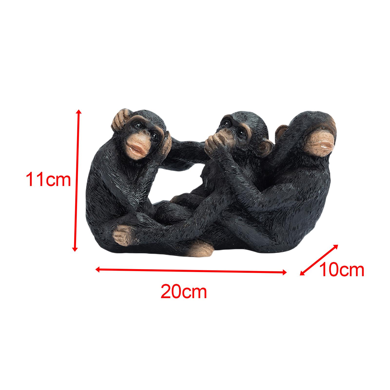 Monkey Statue Sculpture Resin  - Abstract Sculpture Resin 评论和价格