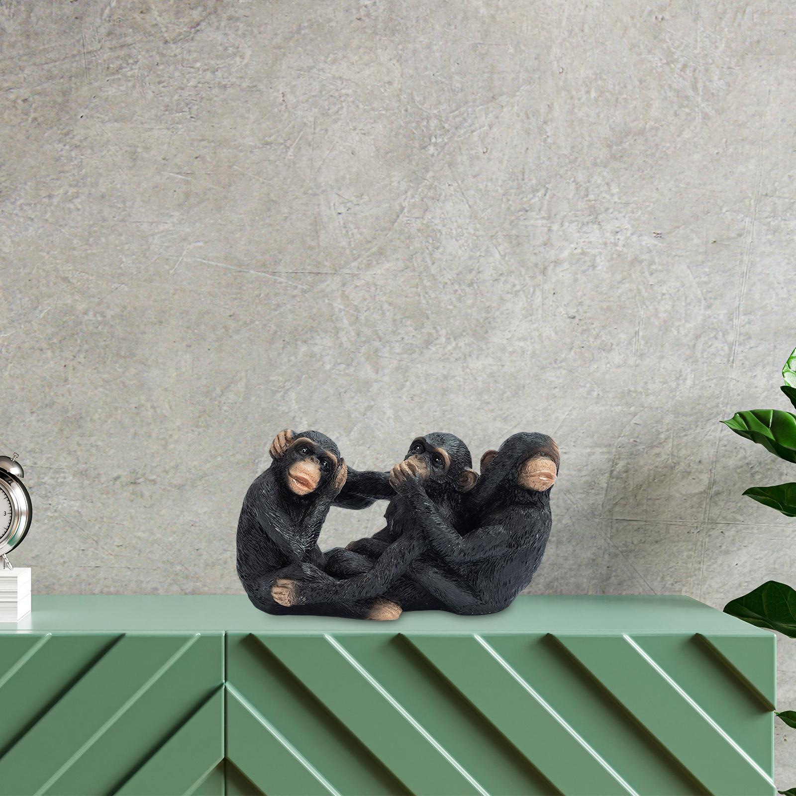 Monkey Statue Sculpture Resin  - Abstract Sculpture Resin 评论和价格