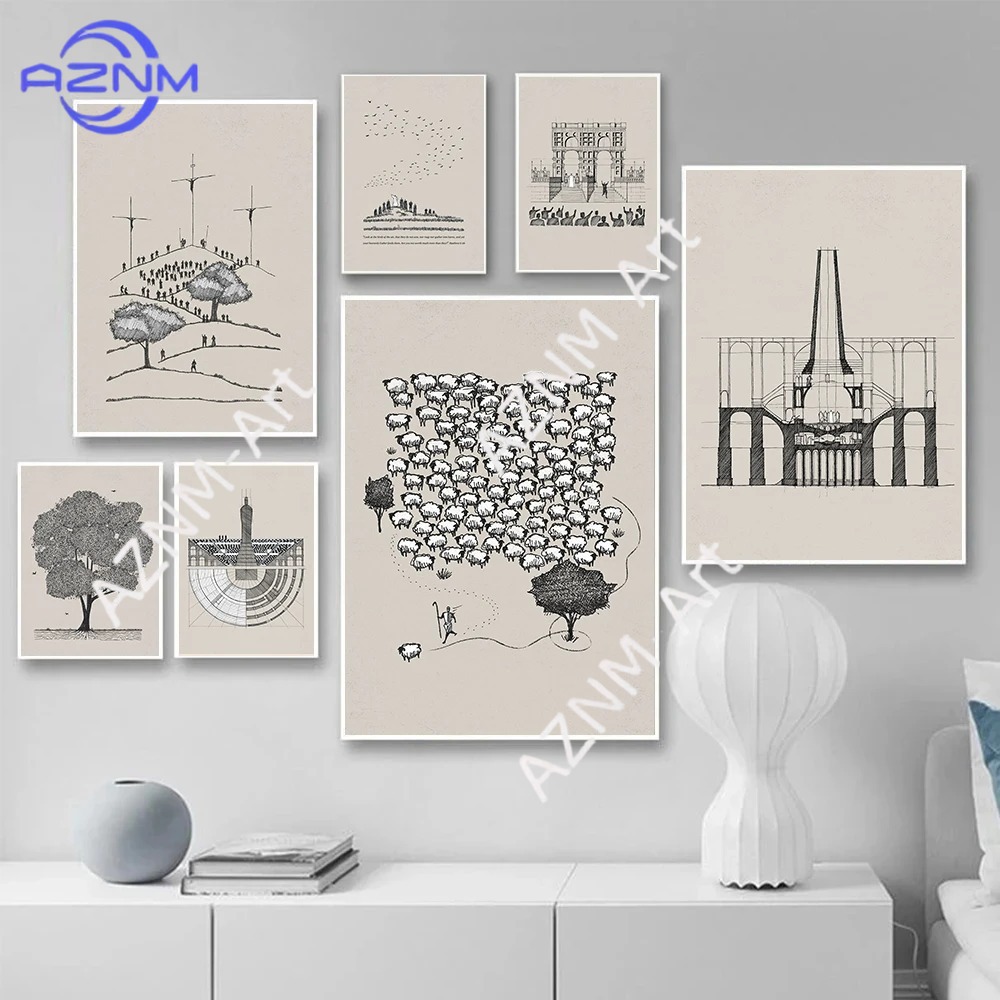Jesus Leaves The 99 Shepherd C - Home Decor Jesus 评论和价格