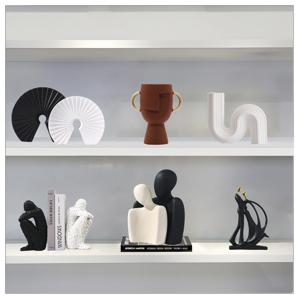 Nordic Luxury Abstract Sculptu - Abstract Sculpture Resin 评论和价格
