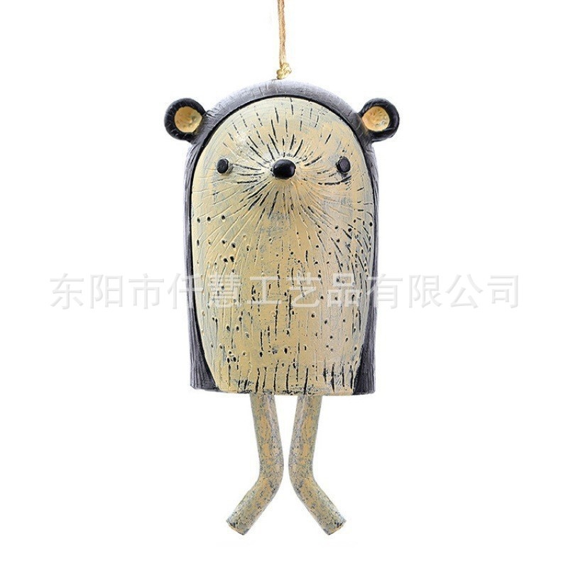 Resin Bear Wind Chime Boho Han - Boho Wind Chimes 评论和价格