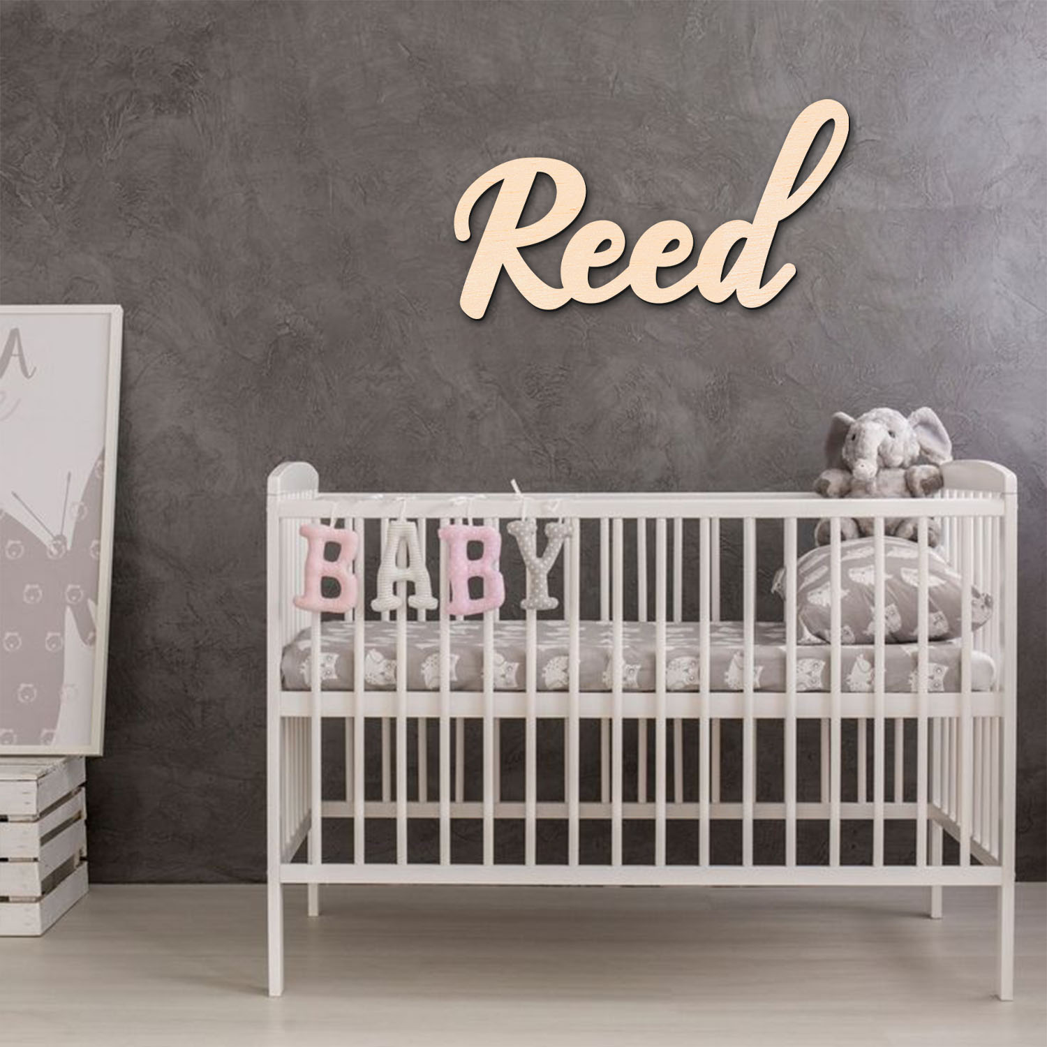 1pc personalized wooden surnam - Home Decor Unique 评论和价格