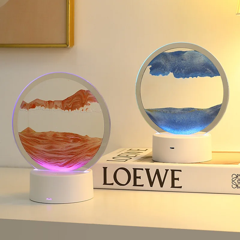 LED 16 Colors 3D Sandscape Lam - Sand Art Picture 评论和价格