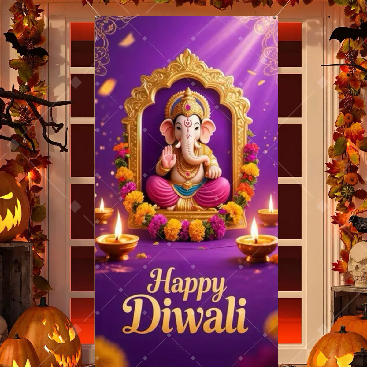 Diwali Decoration Party Backgr - Home Decor Indonesia 评论和价格