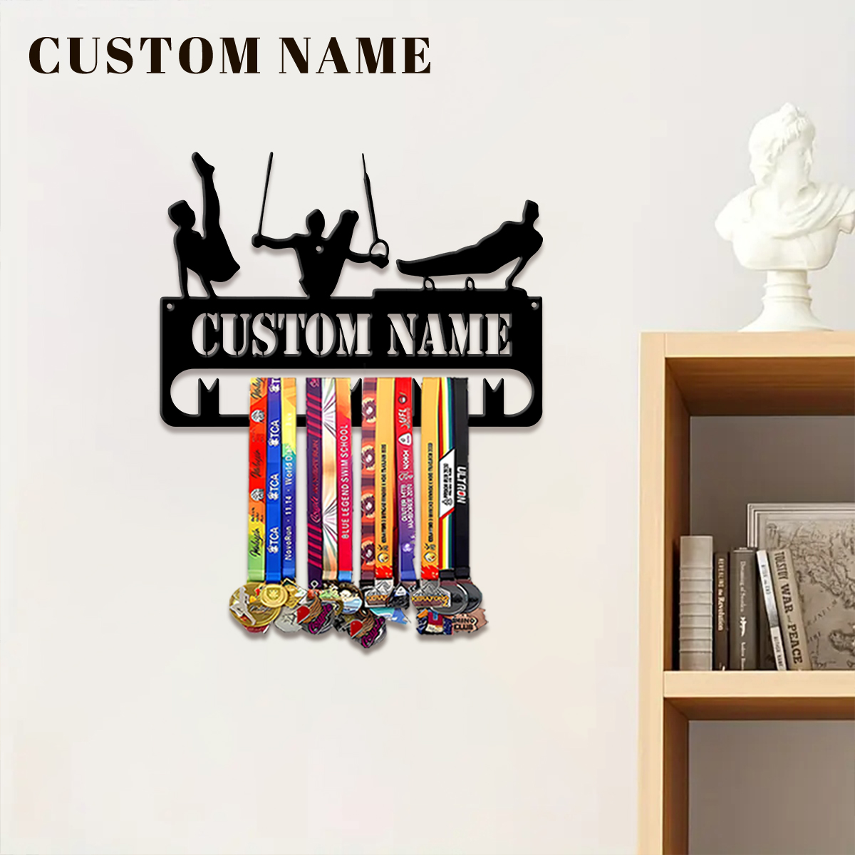 1pc Custom Fitness Metal Medal - Home Decor Unique 评论和价格